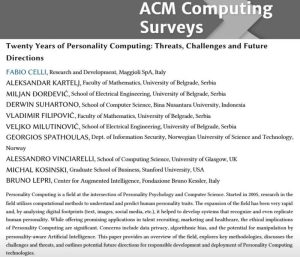Refleksi Dua Dekade Personality Computing: Peluang dan Tantangan di Era Digital